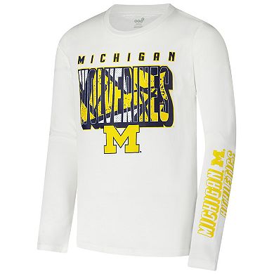Youth Michigan Wolverines In the Mix T-Shirt Combo Set