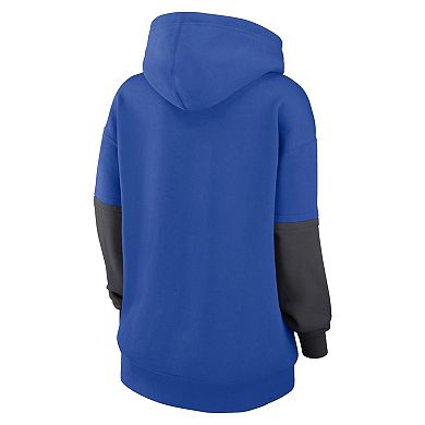 Women's Nike Royal Duke Blue Devils 2024 Sideline Essential Pullover Hoodie