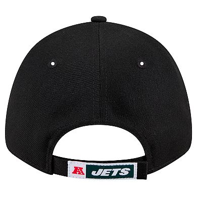 Men's New Era Black New York Jets The League 9FORTY Adjustable Hat