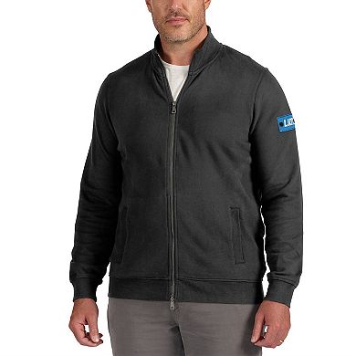 Men's J. Palmer Black Detroit Lions QB1 Full-Zip Sweatshirt