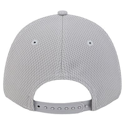 Youth New Era Gray Kansas City Chiefs Main 9FORTY Adjustable Hat