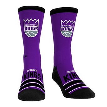 Unisex Rock Em Socks Sacramento Kings Gametime Stripe Crew Socks