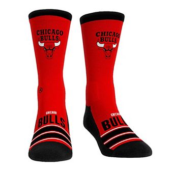 Unisex Rock Em Socks Chicago Bulls Gametime Stripe Crew Socks