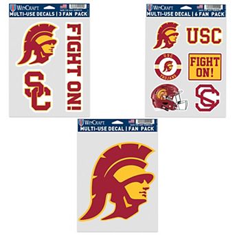 WinCraft USC Trojans Three-Pack Fan Decal Set