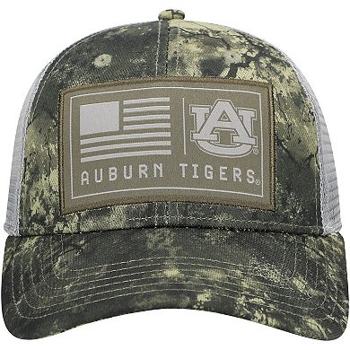 Men's Under Armour Camo Auburn Tigers Freedom Collection Blitzing Performance Trucker Hat