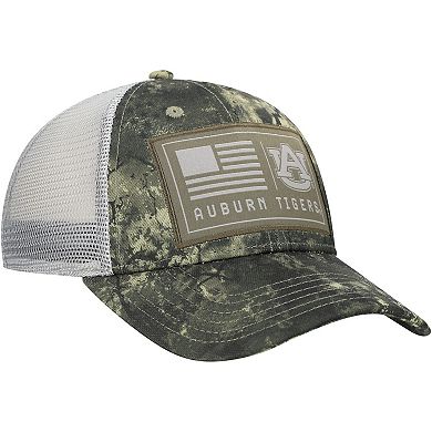 Men's Under Armour Camo Auburn Tigers Freedom Collection Blitzing Performance Trucker Hat