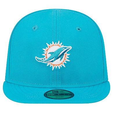 Infant New Era Aqua Miami Dolphins My 1st 59FIFTY Fitted Hat