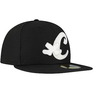Men's New Era Black Chicago White Sox Duo Logo 2.0 59FIFTY Fitted Hat