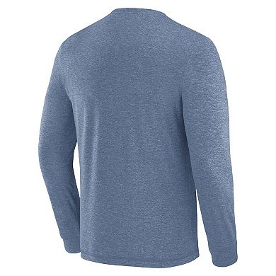 Men's J. Palmer Blue Detroit Lions Four Down Long Sleeve T-Shirt