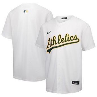 Youth Nike White Oakland Athletics Home Game Jersey
