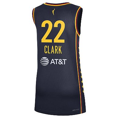 Unisex Nike Caitlin Clark Navy Indiana Fever 2024 WNBA Draft Explorer Edition Victory Player Jersey