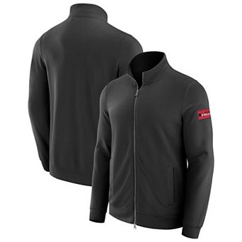 Men's J. Palmer Black Atlanta Falcons QB1 Full-Zip Sweatshirt