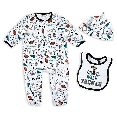 Newborn & Infant WEAR by Erin Andrews Jacksonville Jaguars Sleep & Play Set