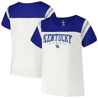 Women's Fanatics White Kentucky Wildcats Plus Size Winning Gear T-Shirt