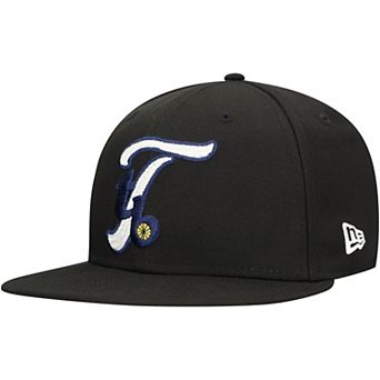 Men's New Era Black Tampa Bay Rays Duo Logo 2.0 59FIFTY Fitted Hat