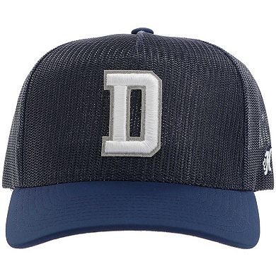 Men's HOOey Navy Dallas Cowboys All Mesh Trucker Adjustable Hat