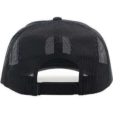 Men's HOOey Black Dallas Cowboys Patch Rope Trucker Adjustable Hat
