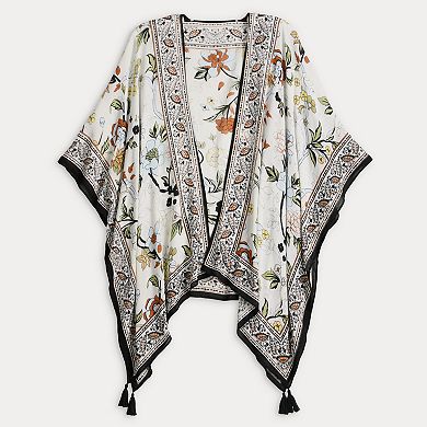 Women's Nine West Floral Wallpaper Pattern Topper