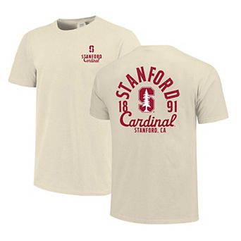 Men's Cardinal Stanford Cardinal Comfort Colors Mascot Overlay T-Shirt