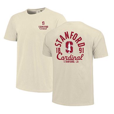 Men's Cardinal Stanford Cardinal Comfort Colors Mascot Overlay T-Shirt