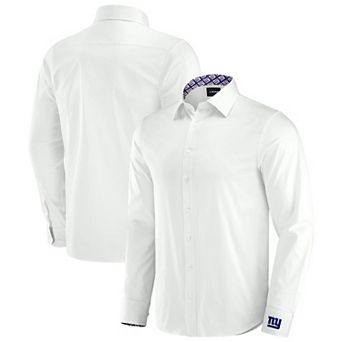 Men's J. Palmer White New York Giants Man-In-Motion Long Sleeve Button-Up Dress Shirt