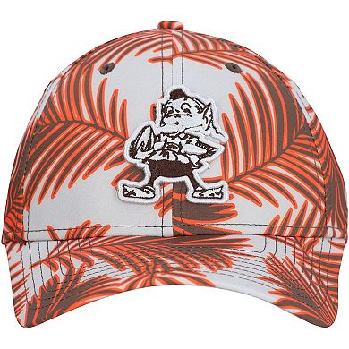 Men's New Era Gray Cleveland Browns Palms 39THIRTY Flex Hat