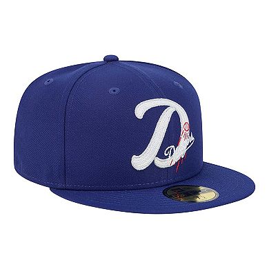 Men's New Era Royal Los Angeles Dodgers Duo Logo 2.0 59FIFTY Fitted Hat