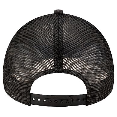 Men's New Era Graphite Dallas Cowboys Midnight Ink Tonal A-Frame 9FORTY Adjustable Hat