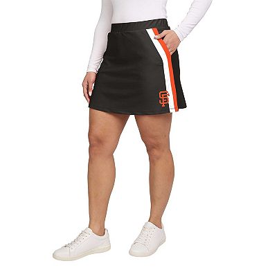 Women's WEAR by Erin Andrews Black San Francisco Giants Stripes Skort