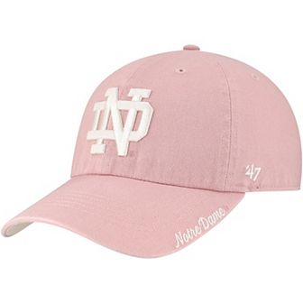 Women's '47 Light Pink Notre Dame Fighting Irish Dusty Miata Clean Up Adjustable Hat
