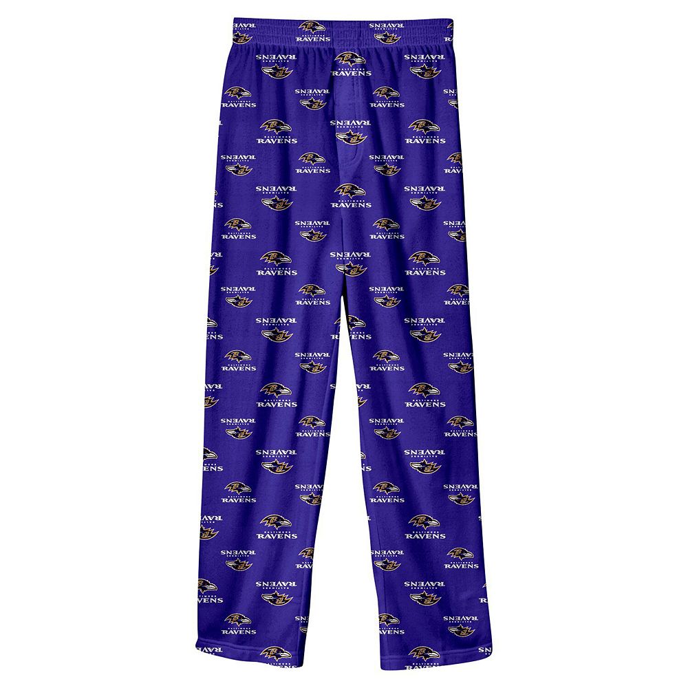 Preschool Purple Baltimore Ravens Team Color Printed Pajama Pants