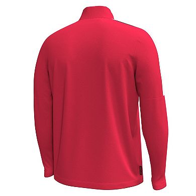Men's Under Armour Red Maryland Terrapins Playoff Performance Quarter-Zip Jacket