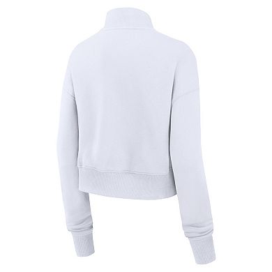 Women's Nike White Alabama Crimson Tide Legacy Elevated Logo Half-Zip Sweatshirt