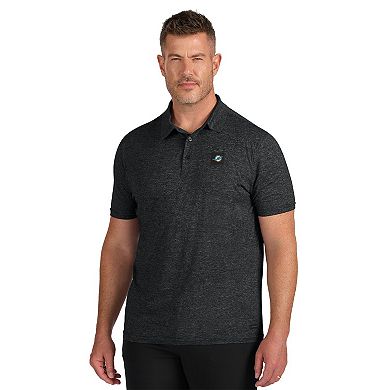 Men's J. Palmer Black Miami Dolphins Four Down Polo