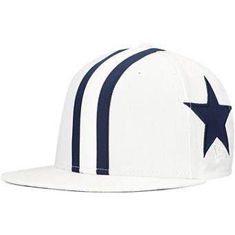 Men's New Era White Dallas Cowboys Helmet 9FIFTY Snapback Hat