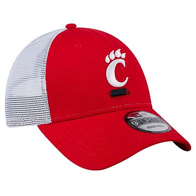 Men's New Era Red Cincinnati Bearcats Trucker 9FORTY Adjustable Hat