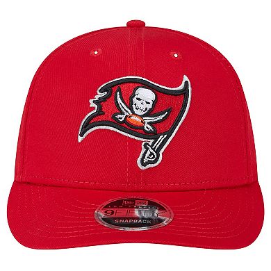 Men's New Era Red Tampa Bay Buccaneers Main Low Profile 9FIFTY Snapback Hat