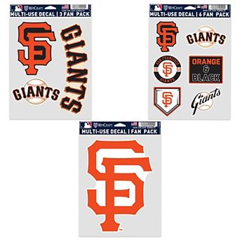 WinCraft San Francisco Giants Three-Pack Fan Decal Set