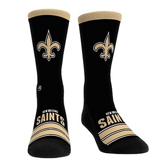 Unisex Rock Em Socks New Orleans Saints Gametime Stripe Crew Socks