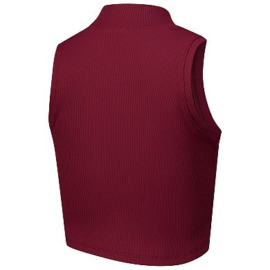 Women's ZooZatz Maroon Minnesota Golden Gophers Cropped Tank Top