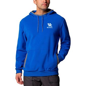 Men's Columbia Royal Kentucky Wildcats Flanker Fleece Pullover Hoodie