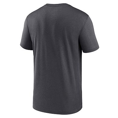 Men's Nike Anthracite Duke Blue Devils Primetime Legend Wordmark T-Shirt