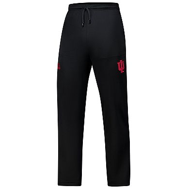 Men's adidas Black Indiana Hoosiers Open Hem AEROREADY Pants