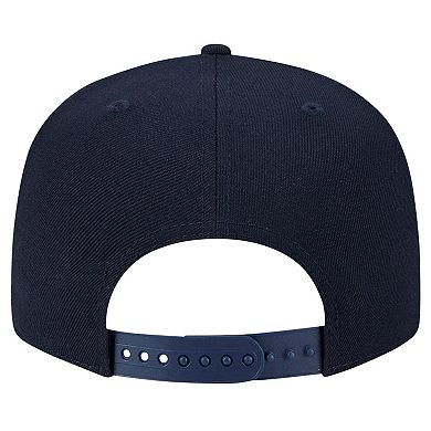 Men's New Era Navy Houston Texans Main Script 9FIFTY Snapback Hat