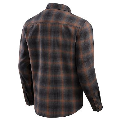 Men's Darius Rucker Collection by Fanatics Tan Cincinnati Bengals Classic Flannel Long Sleeve Button-Up Shirt