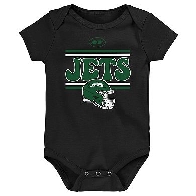 Infant New York Jets Play Day Three-Pack Bodysuit Set