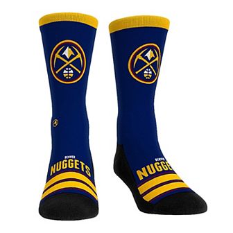 Unisex Rock Em Socks Denver Nuggets Gametime Stripe Crew Socks