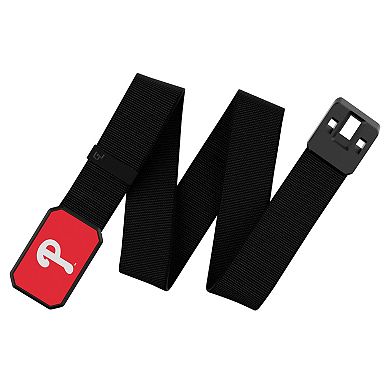 Groove Life Black Philadelphia Phillies Belt with Team Color Buckle