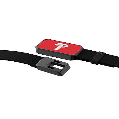 Groove Life Black Philadelphia Phillies Belt with Team Color Buckle