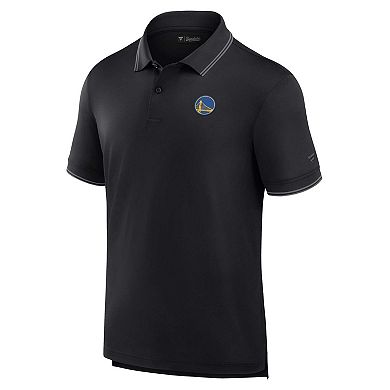 Men's Fanatics Black Golden State Warriors Front Office Polo